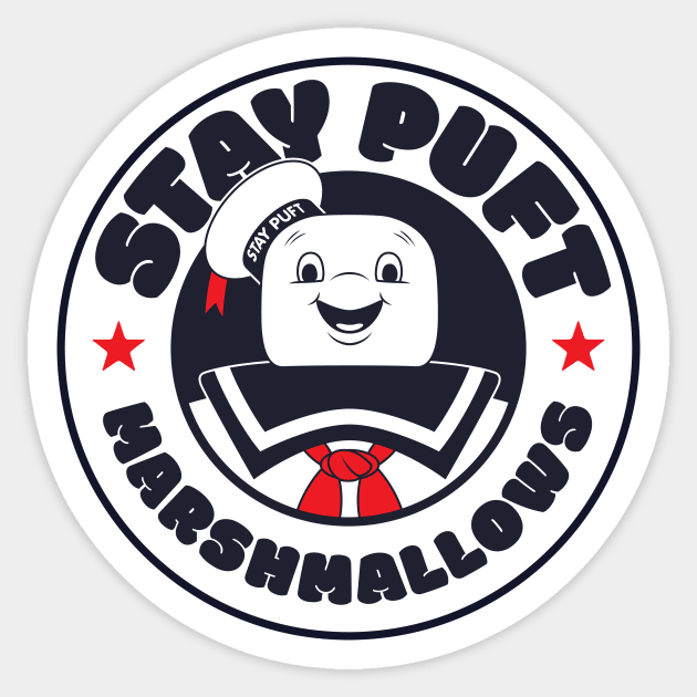 Stay Puft Marshmallows Logo (Ghostbusters) Ghostbusters Sticker